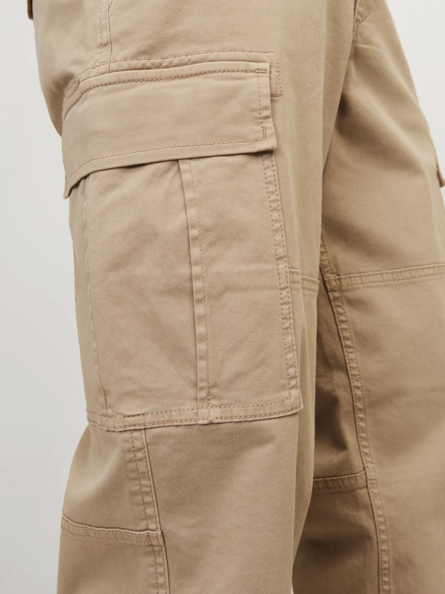 Pantalon cargo loose karl harlow beige homme - Jack & Jones