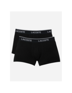 Pack 2 boxers uni stretch noir homme - Lacoste