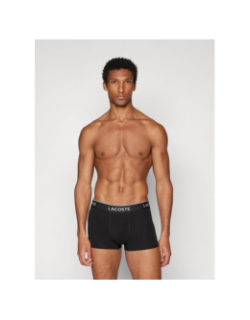 Pack 2 boxers uni stretch noir homme - Lacoste