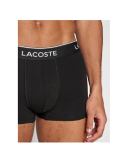 Pack 2 boxers uni stretch noir homme - Lacoste