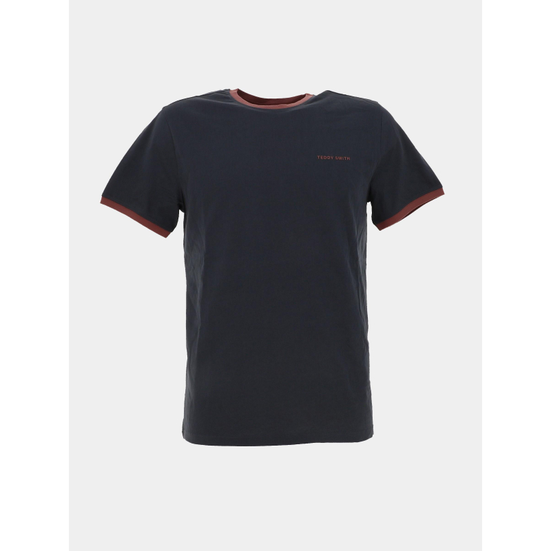 T-shirt the tee 2 r mc gris homme - Teddy Smith