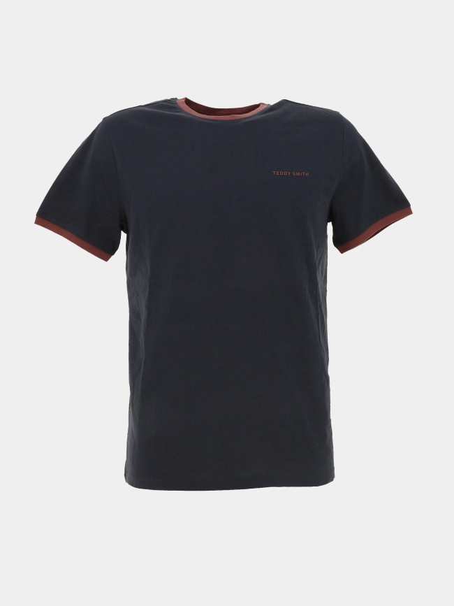 T-shirt the tee 2 r mc gris homme - Teddy Smith