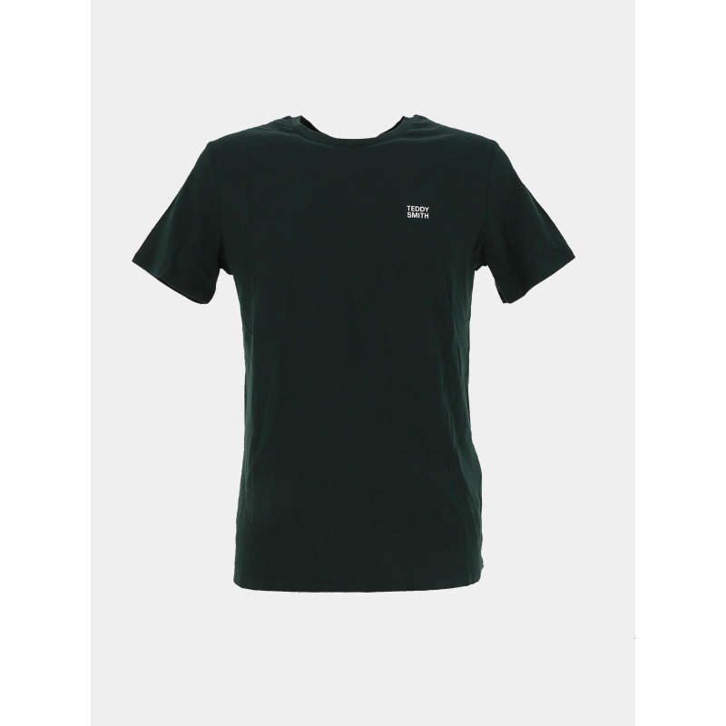 T-shirt the tee 1 mc vert homme - Teddy Smith