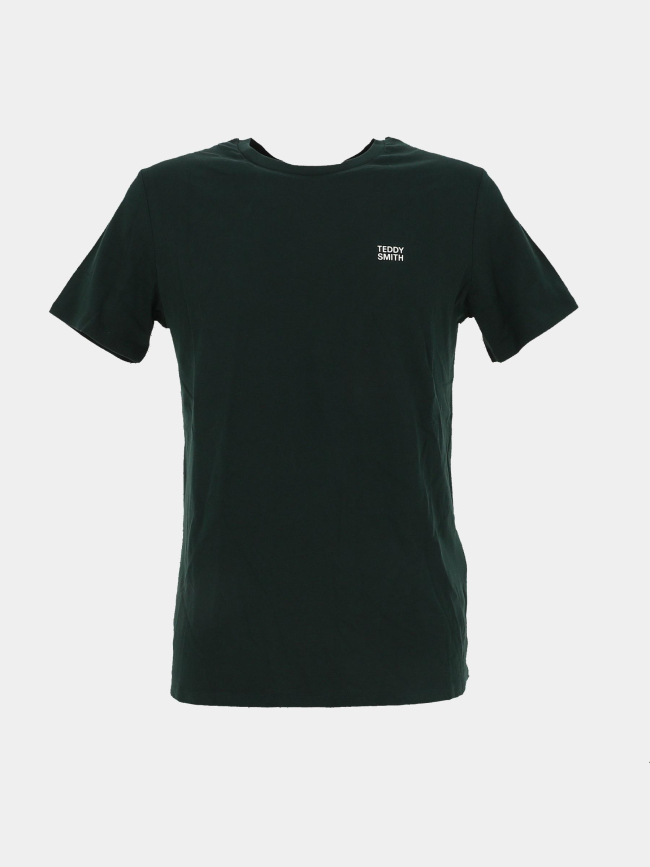 T-shirt the tee 1 mc vert homme - Teddy Smith