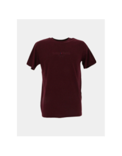 T-shirt jim bordeaux homme - Teddy Smith