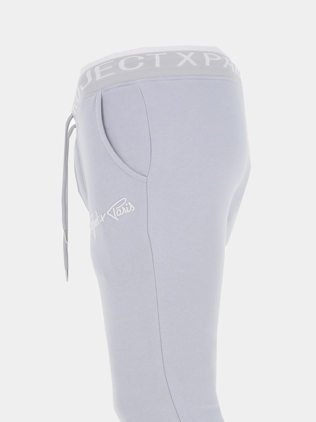 Jogging logo brodé bleu glacier homme - Project X Paris