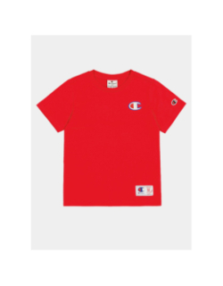 T-shirt crewneck rouge enfant - Champion