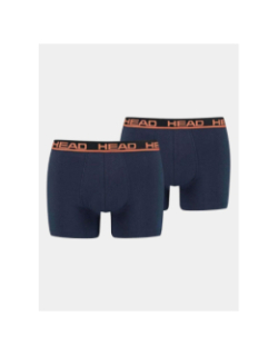 Pack 2 boxers basic stretch bleu marine homme - Head