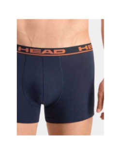 Pack 2 boxers basic stretch bleu marine homme - Head