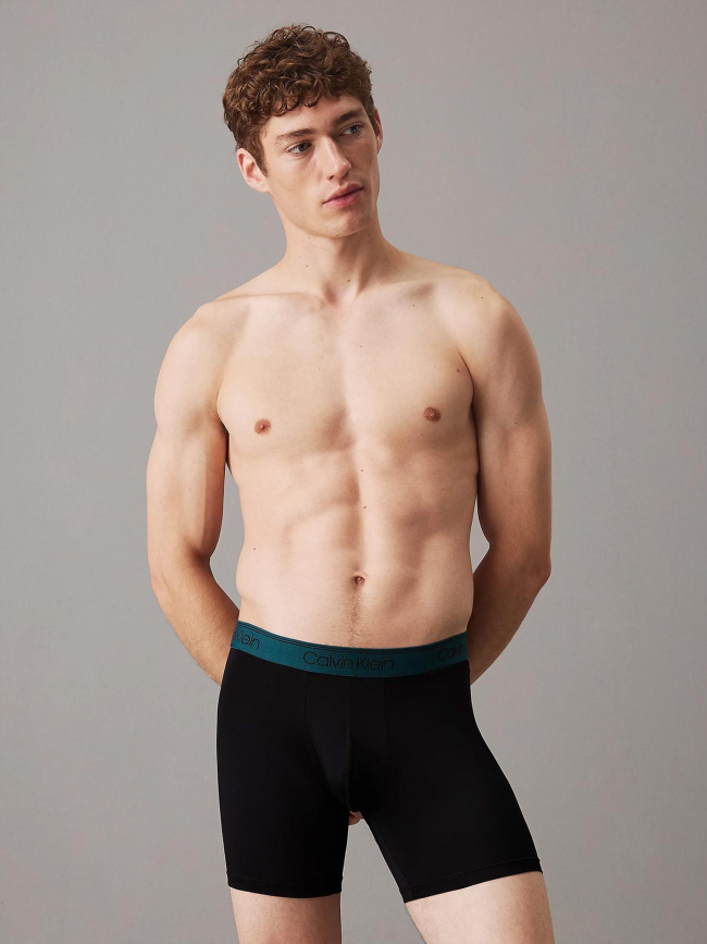 Pack 3 boxers brief bande colorée noir homme - Calvin Klein