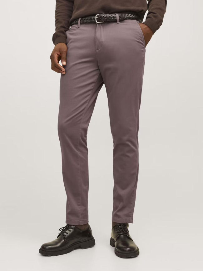 Pantalon chino marco bowie marron homme - Jack & Jones