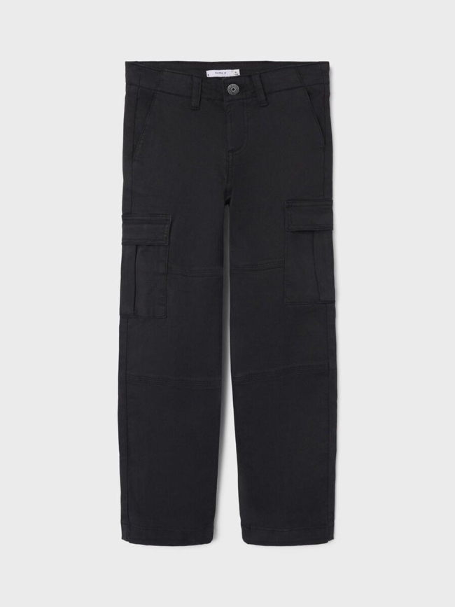 Pantalon cargo ryan noir garçon - Name It