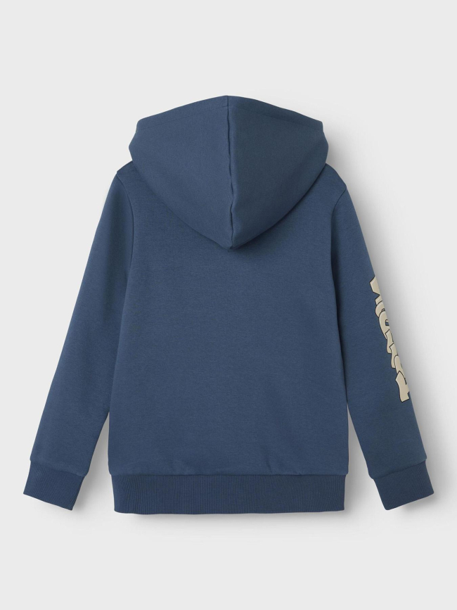 Sweat à capuche nkmnhasu bleu enfant - Name It