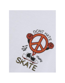 T-shirt nkmnuva peace skate blanc enfant - Name It