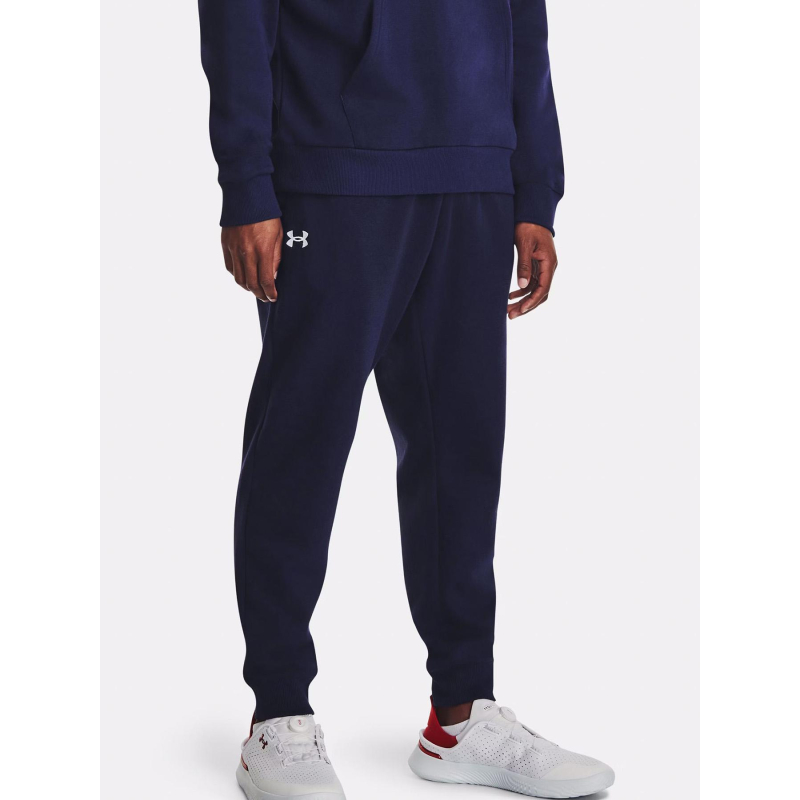 Jogging rival fleece bleu marine homme - Under Armour