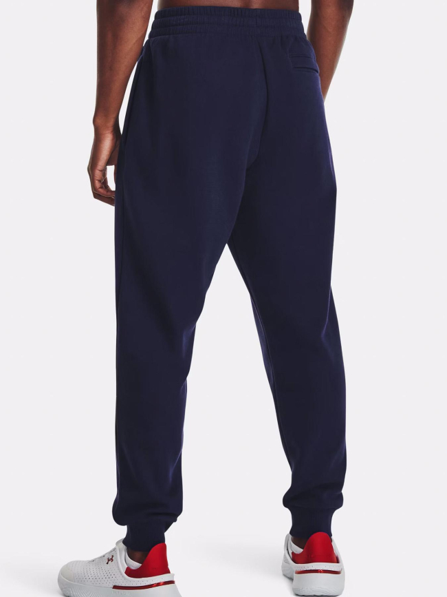 Jogging rival fleece bleu marine homme - Under Armour