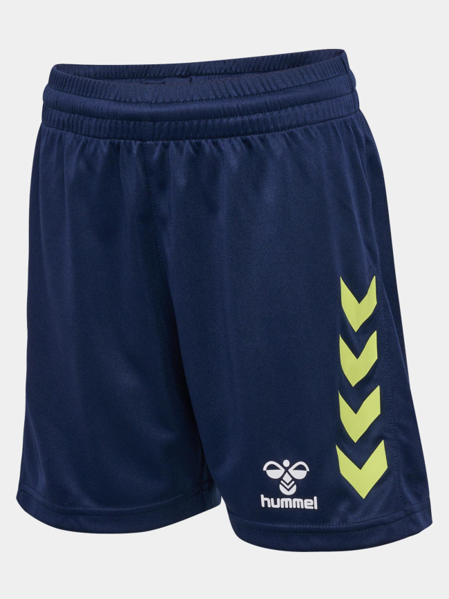 Short de sport hmlgaphic genesis bleu homme - Hummel