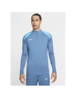 Haut d'entraînement de foot à demi zip bleu homme - Nike