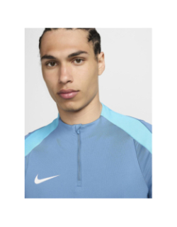 Haut d'entraînement de foot à demi zip bleu homme - Nike