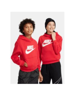 Sweat à capuche nsw club flc rouge enfant - Nike