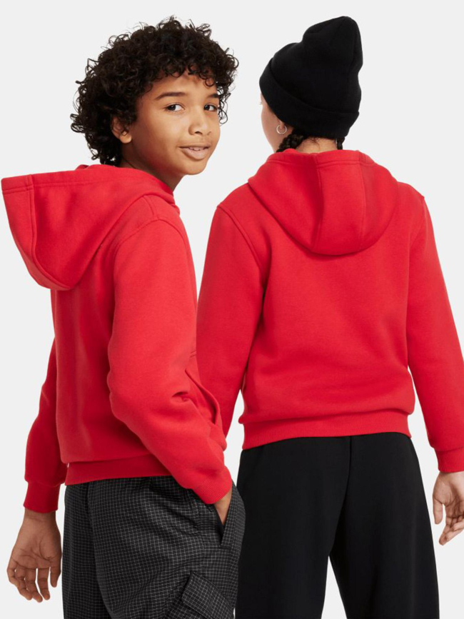 Sweat à capuche nsw club flc rouge enfant - Nike