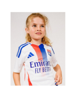 Maillot de football domicile ol 24/25 blanc enfant - Adidas