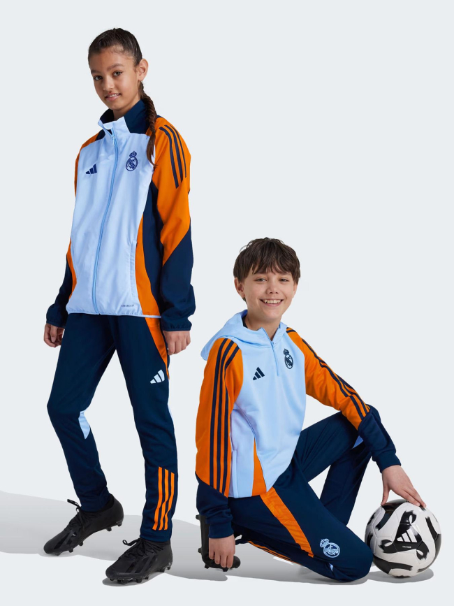 Pantalon de présentation real madrid 24 bleu marine enfant - Adidas