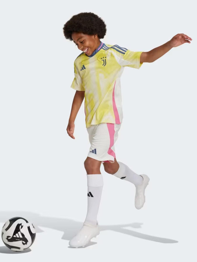 Maillot de football extérieur juventus 24/25 jaune enfant - Adidas