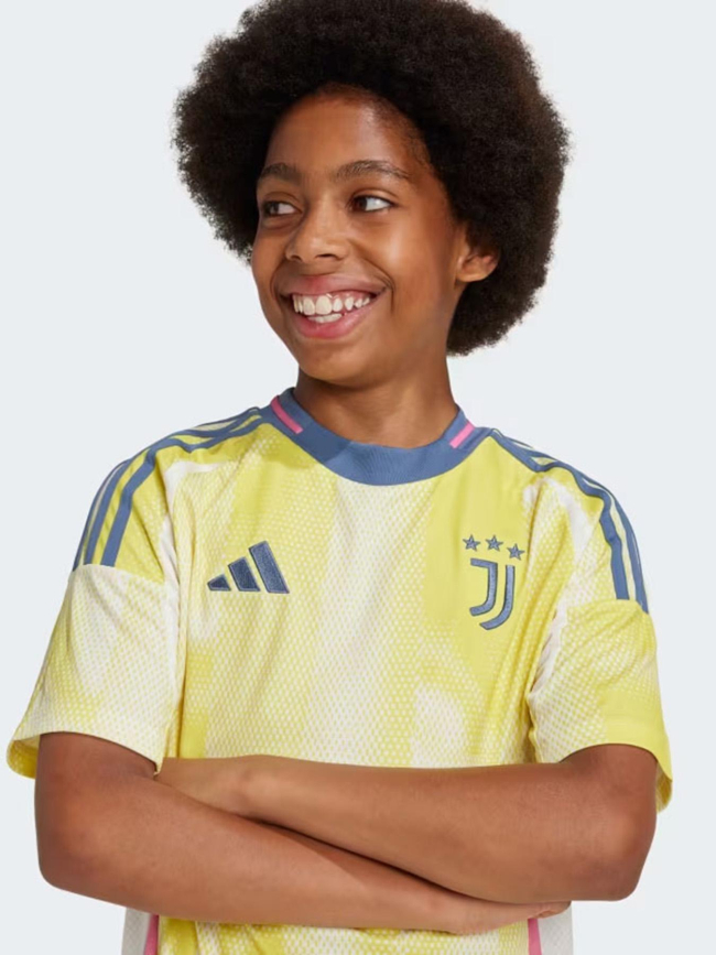 Maillot de football extérieur juventus 24/25 jaune enfant - Adidas