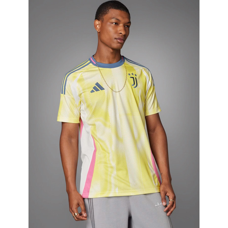 Maillot de football extér juventus 24/25 jaune homme - Adidas