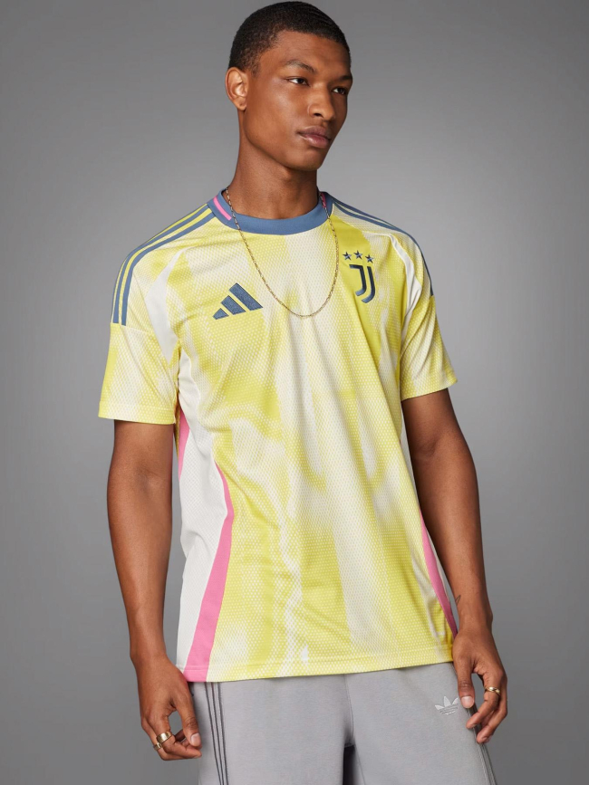 Maillot de football extér juventus 24/25 jaune homme - Adidas