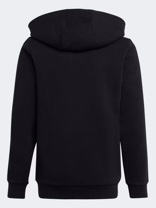 Sweat à capuche fl fz zippé noir enfant - Adidas