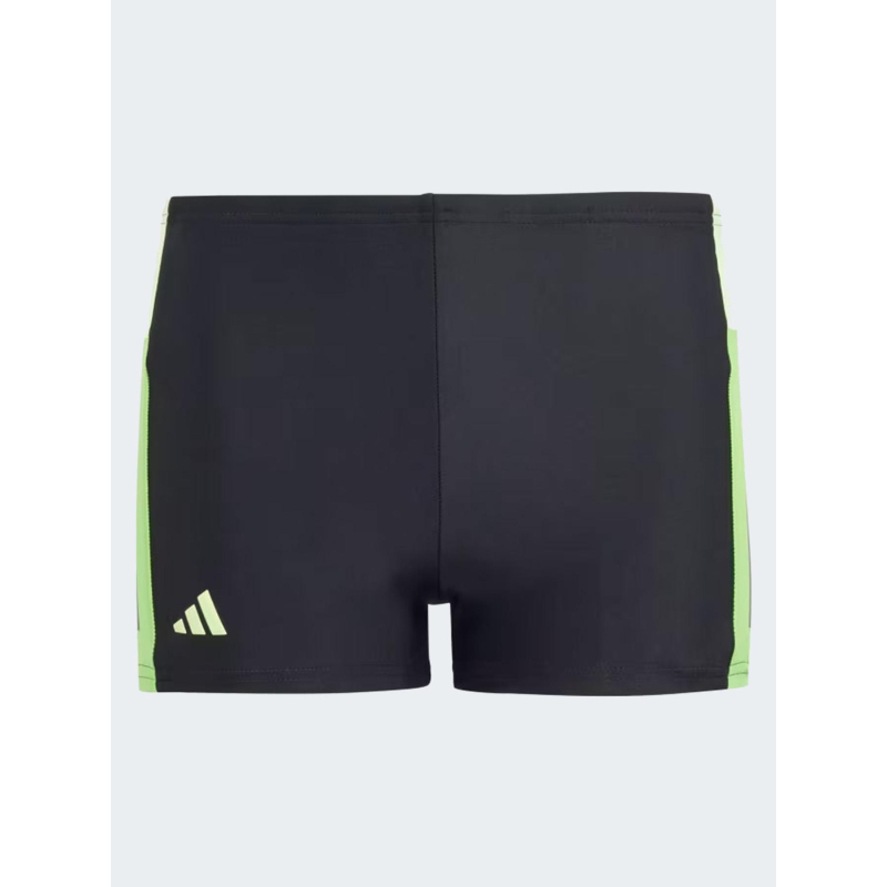 Boxer de natation colorblock 3 stripes noir vert garçon - Adidas