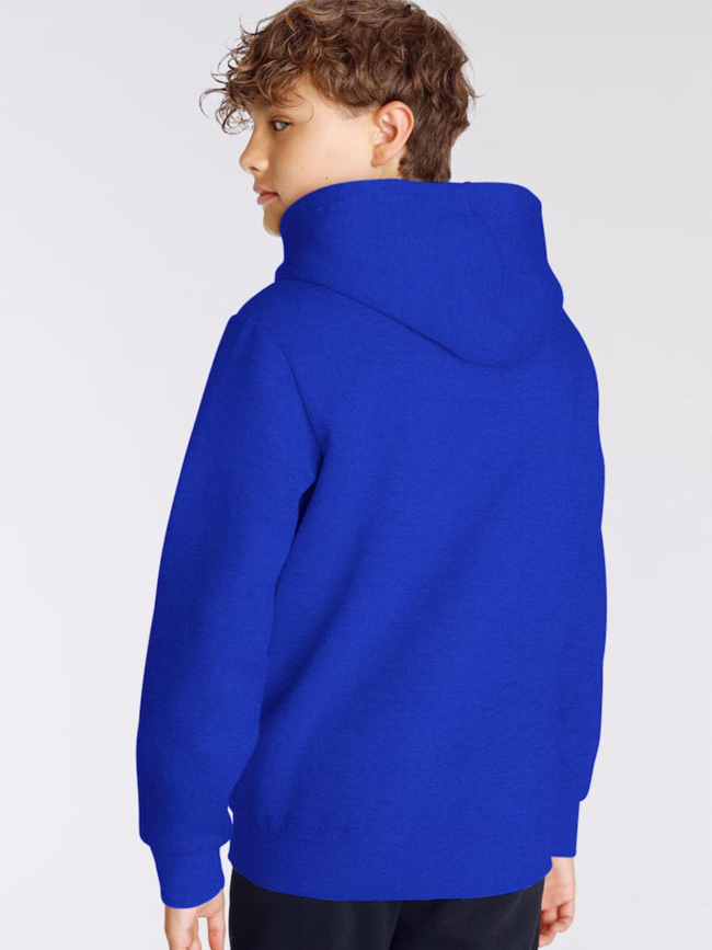 Sweat à capuche logo brodé bleu enfant - Champion