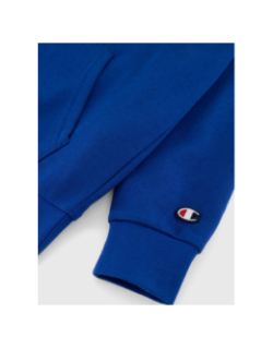 Sweat à capuche logo brodé bleu enfant - Champion