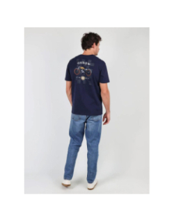 T-shirt imprimé dos tarley bleu marine homme - Oxbow