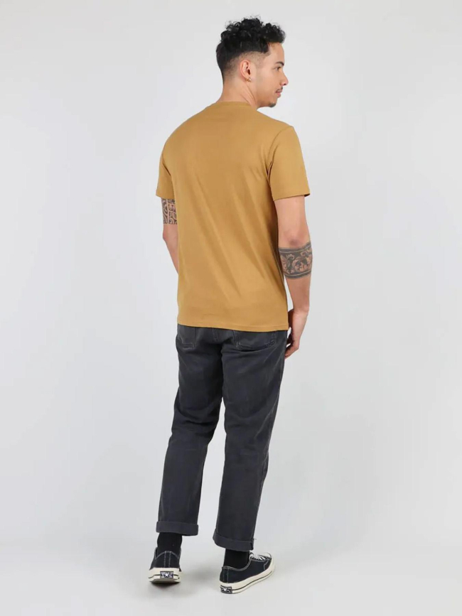 T-shirt graphique tagbo marron homme - Oxbow