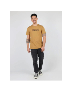 T-shirt graphique tagbo marron homme - Oxbow