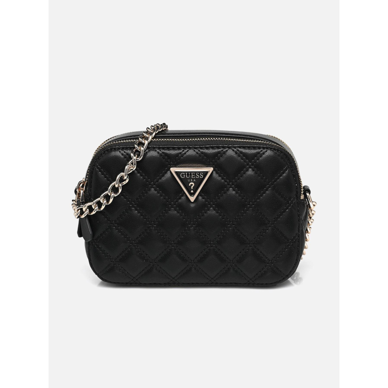 Sac bandoulière spark micro mini noir femme - Guess