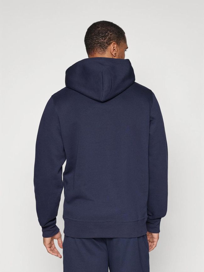 Sweat à capuche hooded logo bleu marine homme - Champion