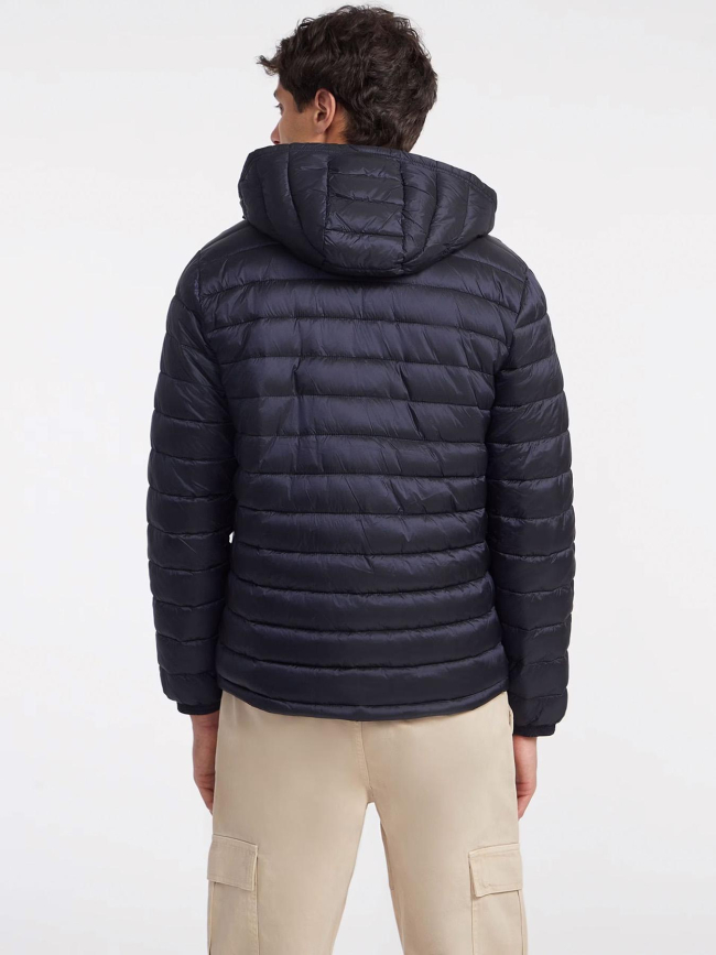 Doudoune puffer bleu marine homme - Guess