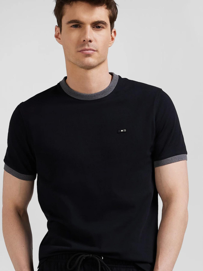 T-shirt manches courtes petit taureau noir homme - Eden Park