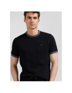 T-shirt manches courtes petit taureau noir homme - Eden Park