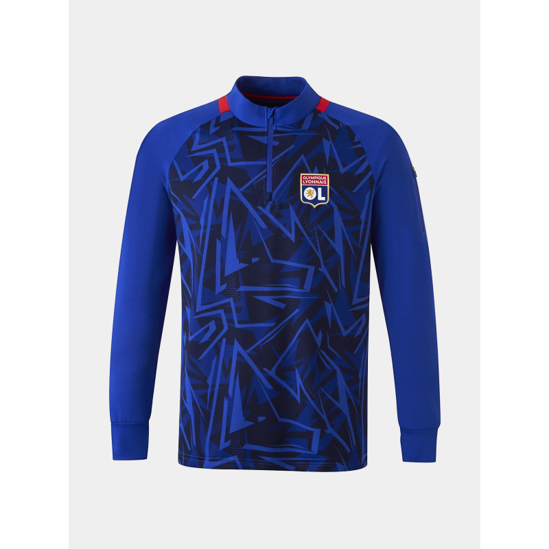 Sweat de football training strike bleu homme - Olympique Lyonnais