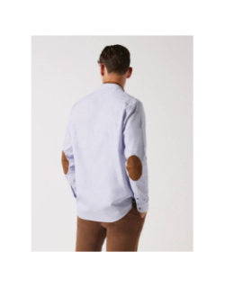 Chemise johan imprimée rayée bleu homme - Izac