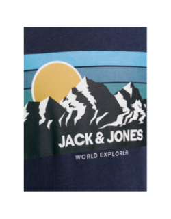 T-shirt jjpeak bleu marine enfant - Jack & Jones