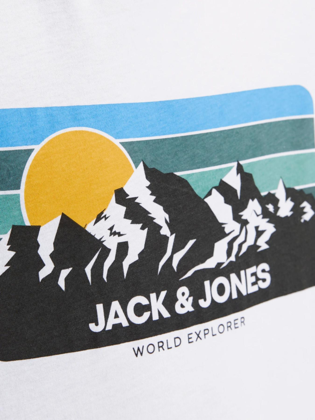 T-shirt jjpeak blanc enfant - Jack & Jones