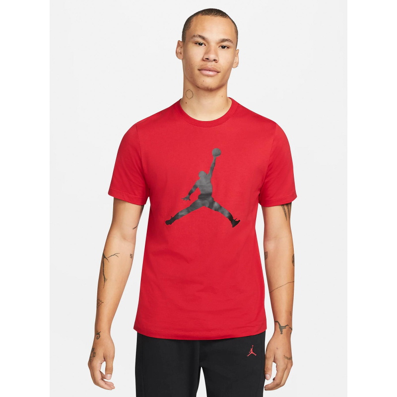 T-shirt logo jordan jumpman rouge homme - Nike