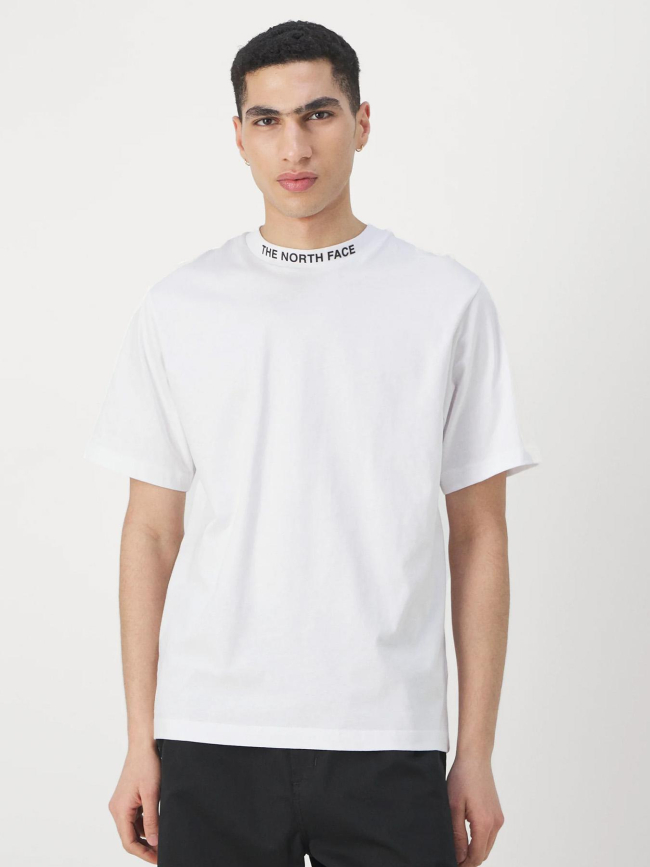 T-shirt col logo zumu blanc homme - The North Face