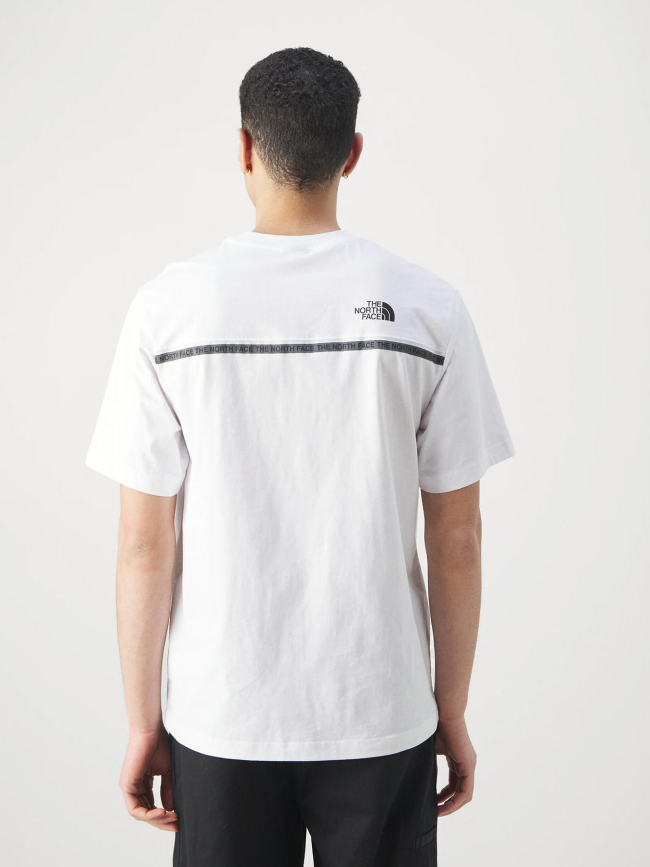 T-shirt col logo zumu blanc homme - The North Face